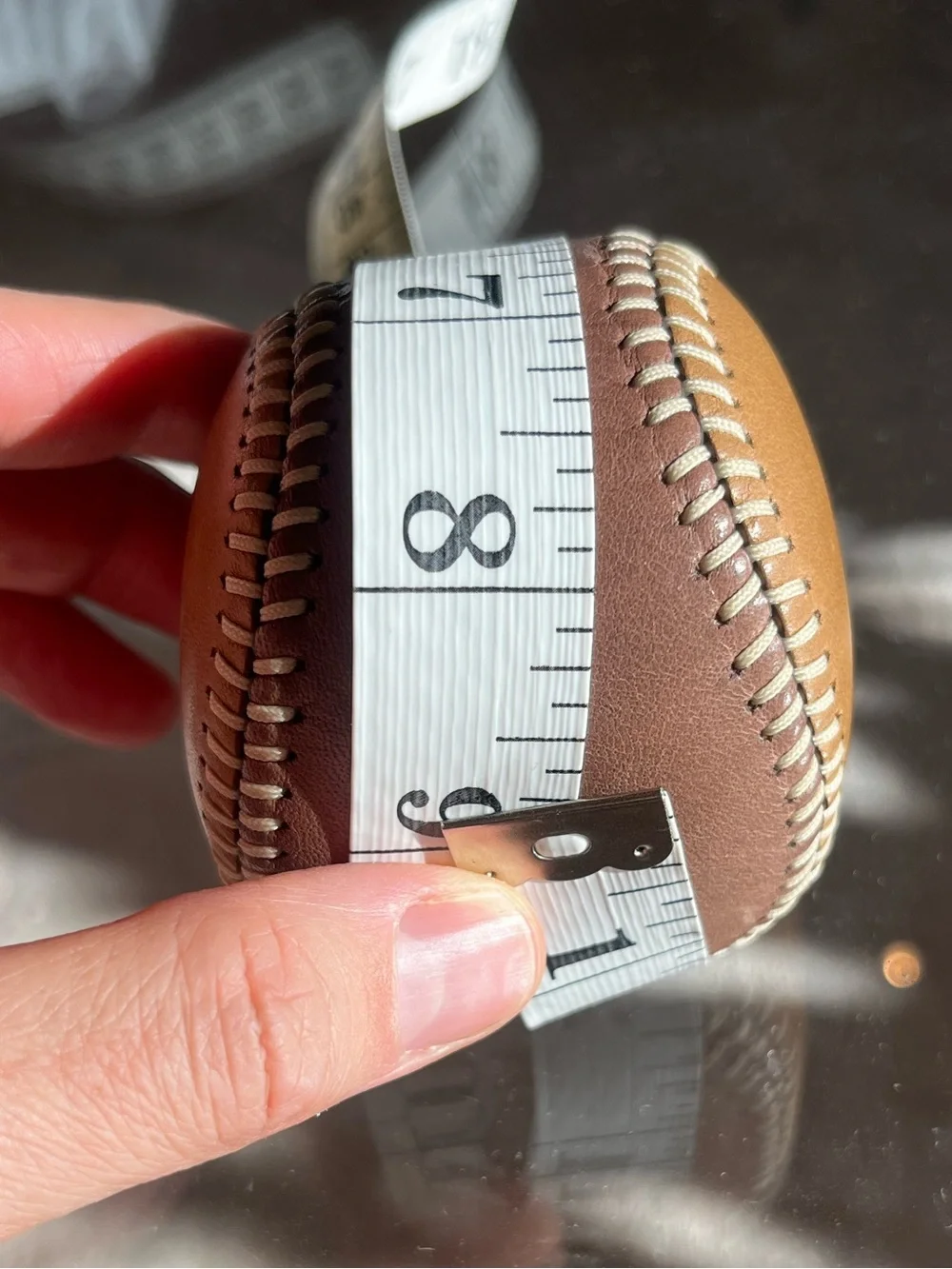 COACH Leather Baseball PAPERWEIGHT